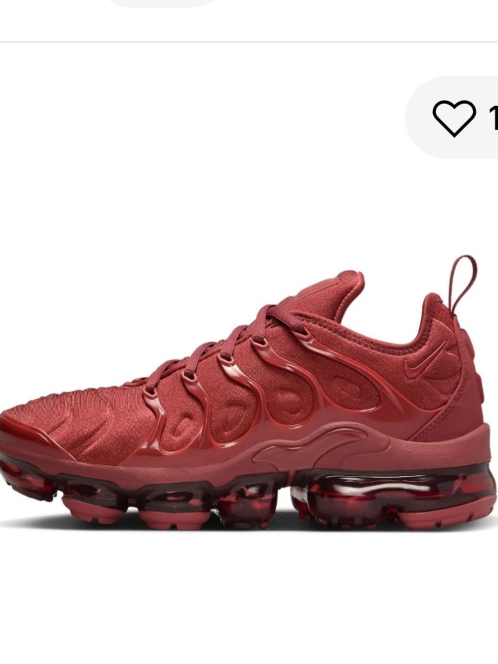 Like new Nike Air VaporMax Plus Burgundy women’s
